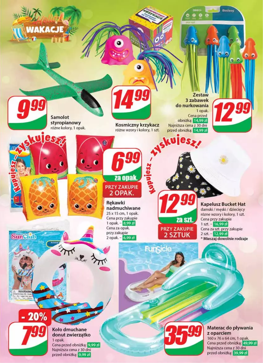 Gazetka promocyjna Dino - Gazetka 26 / 2024 - ważna 26.06 do 02.07.2024 - strona 49 - produkty: Amol, Donut, Dzieci, Materac, Samolot, Tera