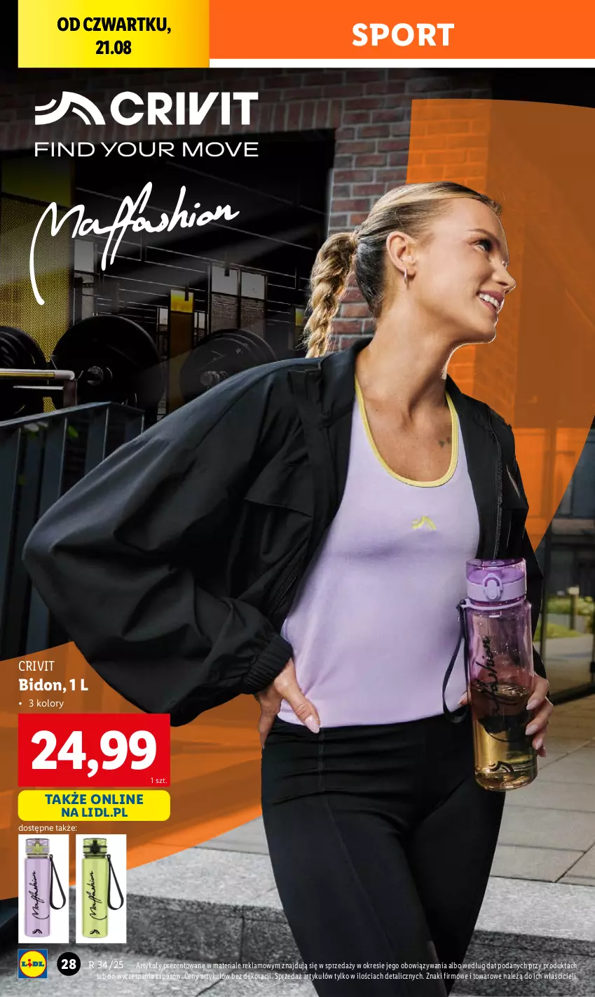 Gazetka promocyjna Lidl - GAZETKA - ważna 18.08 do 23.08.2025 - strona 30 - produkty: Por, Sport