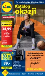 Gazetka promocyjna Lidl - GAZETKA - Gazetka - ważna od 23.08 do 23.08.2025 - strona 1 - produkty: Silvercrest, Por, Gin, Kuchnia, Sport, Moda, Legginsy, Dzieci