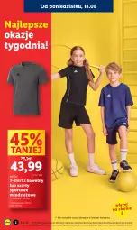 Gazetka promocyjna Lidl - GAZETKA - Gazetka - ważna od 23.08 do 23.08.2025 - strona 2 - produkty: Por, Szorty, T-shirt, Adidas, Sport