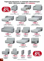 Gazetka promocyjna Bodzio - Gazetka - ważna od 31.03 do 31.03.2024 - strona 142 - produkty: Tapicerka, Sofa, Sofa 2-osobowa, Boczek, Narożnik, Sofa 3-osobowa, Siedzisko, Fotel, Wersalka, Fa