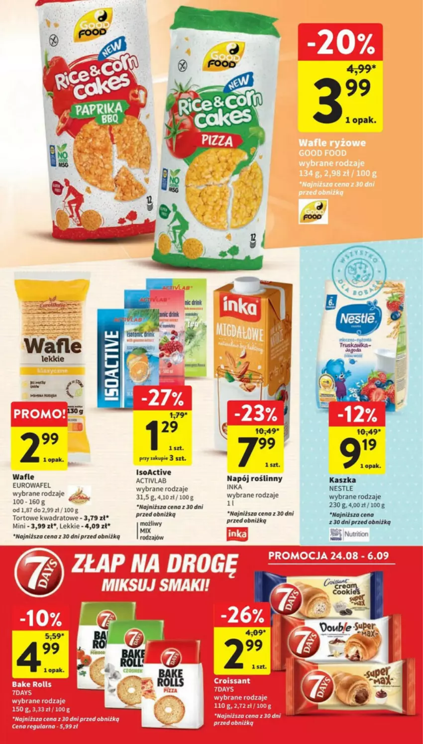 Gazetka promocyjna Intermarche - ważna 24.08 do 30.08.2023 - strona 18 - produkty: Inka, Napój, Napój roślinny, Wafle