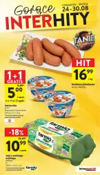 Gazetka promocyjna Intermarche - Gazetka - ważna od 30.08 do 30.08.2023 - strona 23 - produkty: Mozzarella, Zott, Jaja, Zottarella, Madej Wróbel, Kiełbasa, Jaja z wolnego wybiegu, Fa