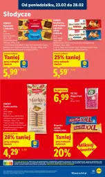 Gazetka promocyjna Lidl - Oferta ważna od 23.02 do 25.02 - Gazetka - ważna od 25.02 do 25.02.2026 - strona 33 - produkty: Ciastka, Ser, Prince Polo, Herbatniki, Rurki, Deser