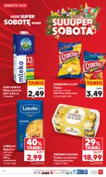 Gazetka promocyjna Kaufland - Gazetka tygodnia - Gazetka - ważna od 27.12 do 27.12.2023 - strona 14 - produkty: Lubella, Makaron, Bell, Praliny, Chipsy, Ferrero Rocher, Crunchips, Ferrero, Bella, Mleko