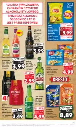 Gazetka promocyjna Kaufland - Gazetka tygodnia - Gazetka - ważna od 27.12 do 27.12.2023 - strona 73 - produkty: Piwa, Piwo, Książęce, Por, Gra, Orzeszki, Somersby, Chipsy, Perła, Carlsberg, Piwo jasne, Felix, Orzeszki ziemne, Karmi