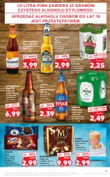 Gazetka promocyjna Kaufland - OFERTA TYGODNIA - Gazetka - ważna od 27.04 do 27.04.2021 - strona 21 - produkty: Piwa, Piwo, Koc, Gin, Kasztelan, Jeżyki, Tyskie, Lody, Piwo jasne, Okocim, Mango, Captain Jack