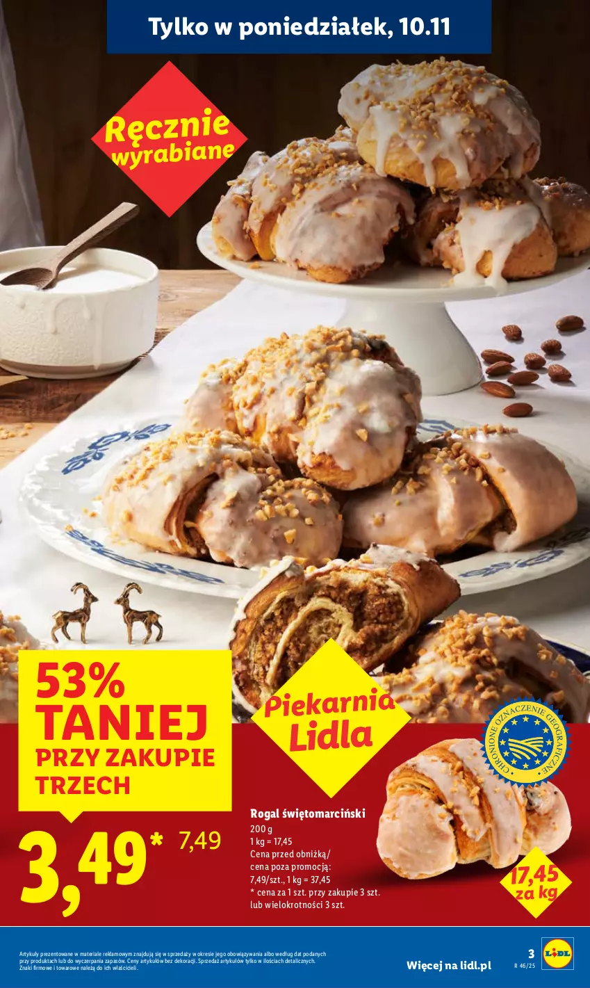Gazetka promocyjna Lidl - GAZETKA - ważna 10.11 do 12.11.2025 - strona 3 - produkty: Rogal