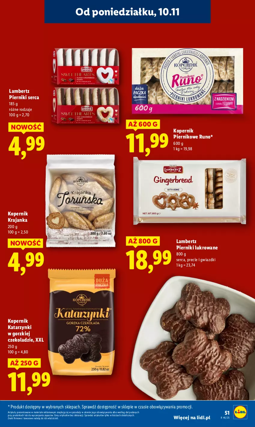 Gazetka promocyjna Lidl - GAZETKA - ważna 10.11 do 12.11.2025 - strona 51 - produkty: Piernik, Precle, Ser