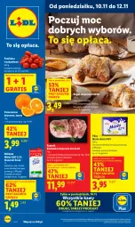 Gazetka promocyjna Lidl - GAZETKA - Gazetka - ważna od 12.11 do 12.11.2025 - strona 1 - produkty: Ser, Gra, Karkówka wieprzowa, Pomarańcze, Pilos, Rogal, Deser, Masło, Pomidory, Mleko