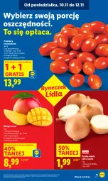 Gazetka promocyjna Lidl - GAZETKA - Gazetka - ważna od 12.11 do 12.11.2025 - strona 15 - produkty: Cebula, Por, Gra, Mango, Pomidory