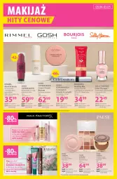 Gazetka promocyjna Hebe - Gazetka - Gazetka - ważna od 17.04 do 17.04.2026 - strona 3 - produkty: Makijaż, Sally Hansen, Eveline, Tusz, Velvet, PAESE, Max Factor, Paleta, Bourjois, Krem bb, Lakier do paznokci, Bronzer, Gosh, Podkład, Lakier, Fa