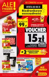 Gazetka promocyjna Biedronka - W tym tygodniu - Gazetka - ważna od 12.10 do 12.10.2022 - strona 1 - produkty: Makaron, Mięso mielone, Gra, Finish, Klej, Tran, , , Mięso, Jabłka