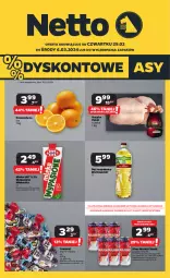 Gazetka promocyjna Netto - Artykuły spożywcze - Gazetka - ważna od 06.03 do 06.03.2024 - strona 1 - produkty: Piwa, Piwo, Gra, Cukier, Kaczka, Mlekovita, Tusz, Warka, Olej rzepakowy, Cukierki, Olej, Mleko