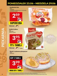 Gazetka promocyjna Delikatesy Centrum - Franczyza DC26 Poniedziałek - Gazetka - ważna od 29.06 do 29.06.2025 - strona 14 - produkty: Ser, Rum, Tortilla, Gala
