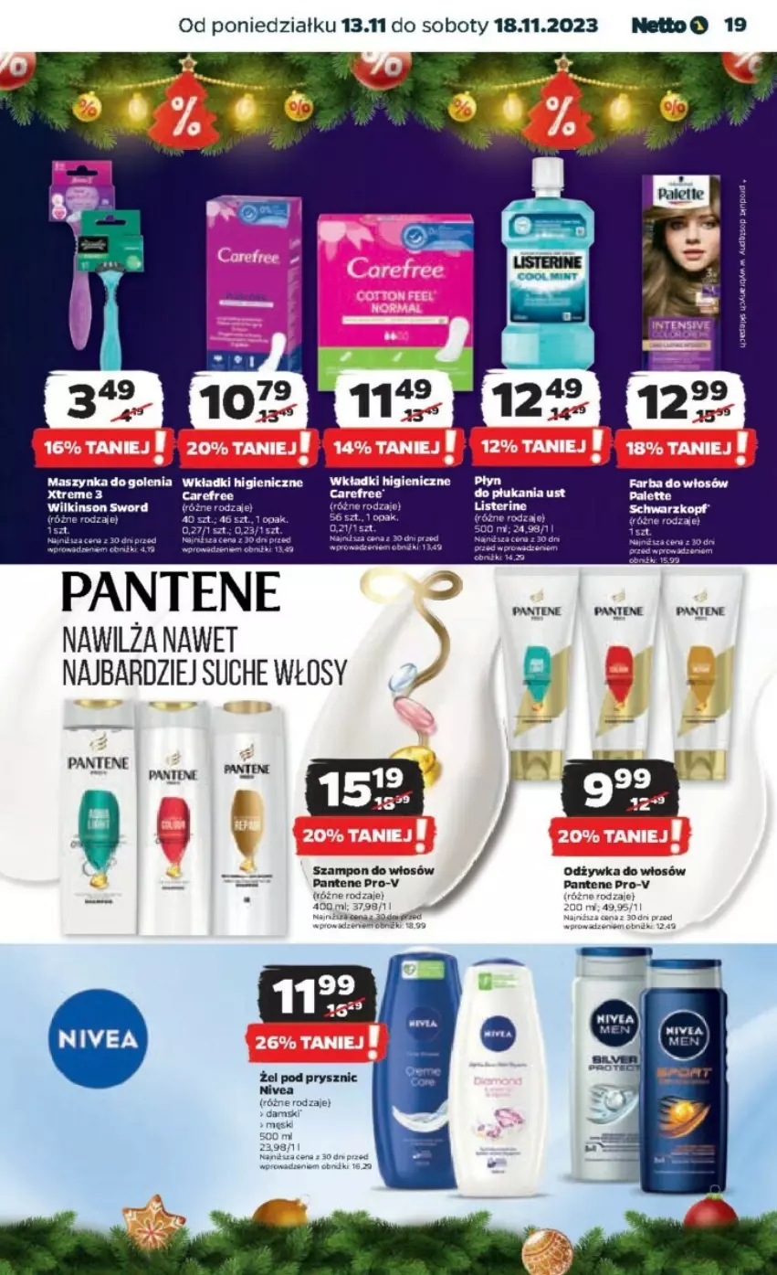 Gazetka promocyjna Netto - ważna 13.11 do 18.11.2023 - strona 11 - produkty: Odżywka, Pantene, Szampon