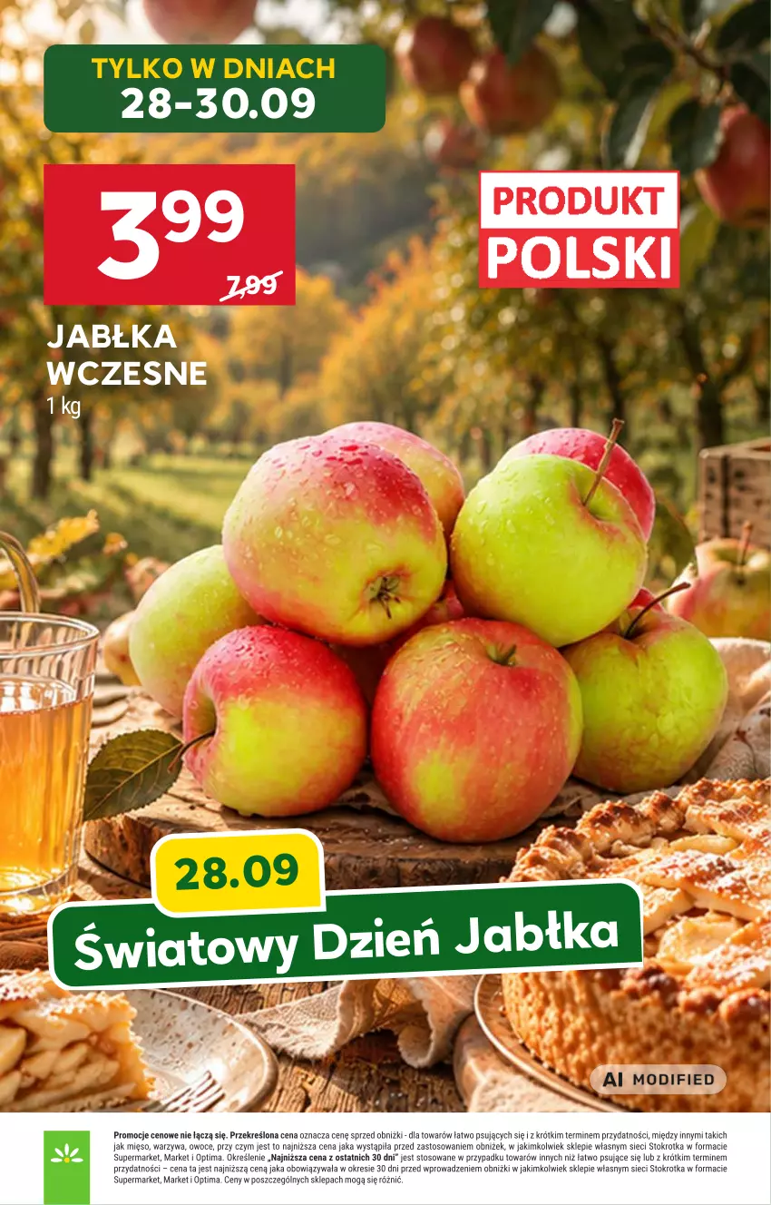 Gazetka promocyjna Stokrotka - Market - ważna 24.09 do 30.09.2026 - strona 11 - produkty: Jabłka