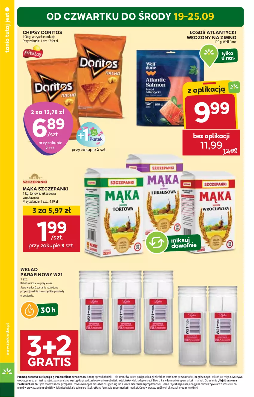 Gazetka promocyjna Stokrotka - Supermarket - ważna 19.09 do 25.09.2024 - strona 4 - produkty: Chipsy, Gra, HP, Mąka