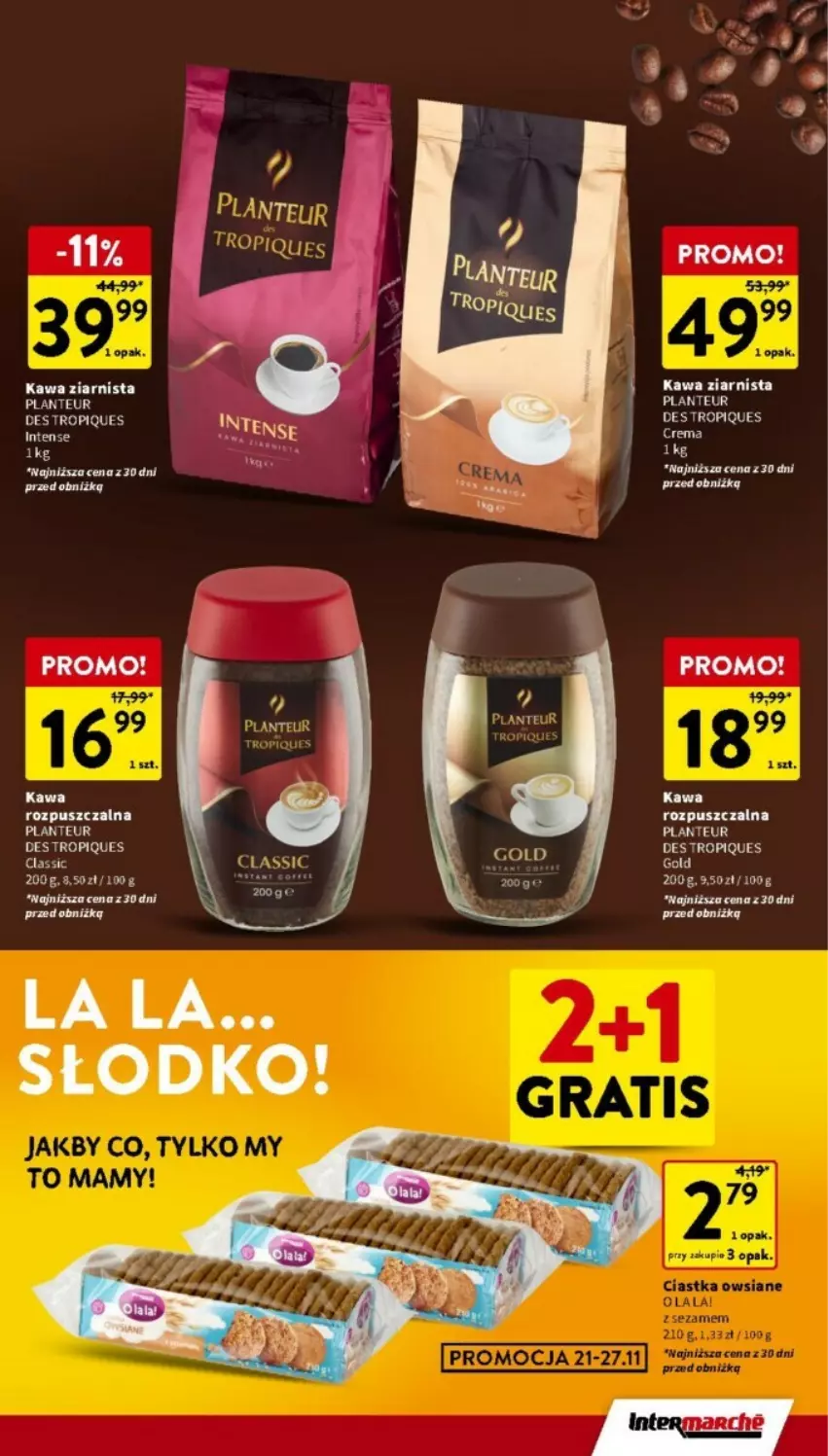 Gazetka promocyjna Intermarche - ważna 21.11 do 27.11.2024 - strona 20 - produkty: Kawa, Kawa rozpuszczalna, Kawa ziarnista