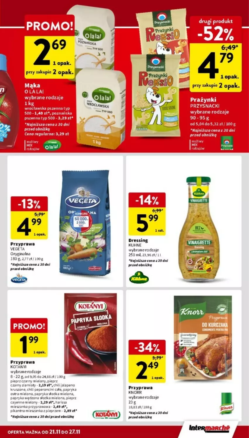 Gazetka promocyjna Intermarche - ważna 21.11 do 27.11.2024 - strona 25 - produkty: Dres, Gin, Knorr, Papryka, Papryka słodka, Papryka wędzona, Pieprz, Vegeta