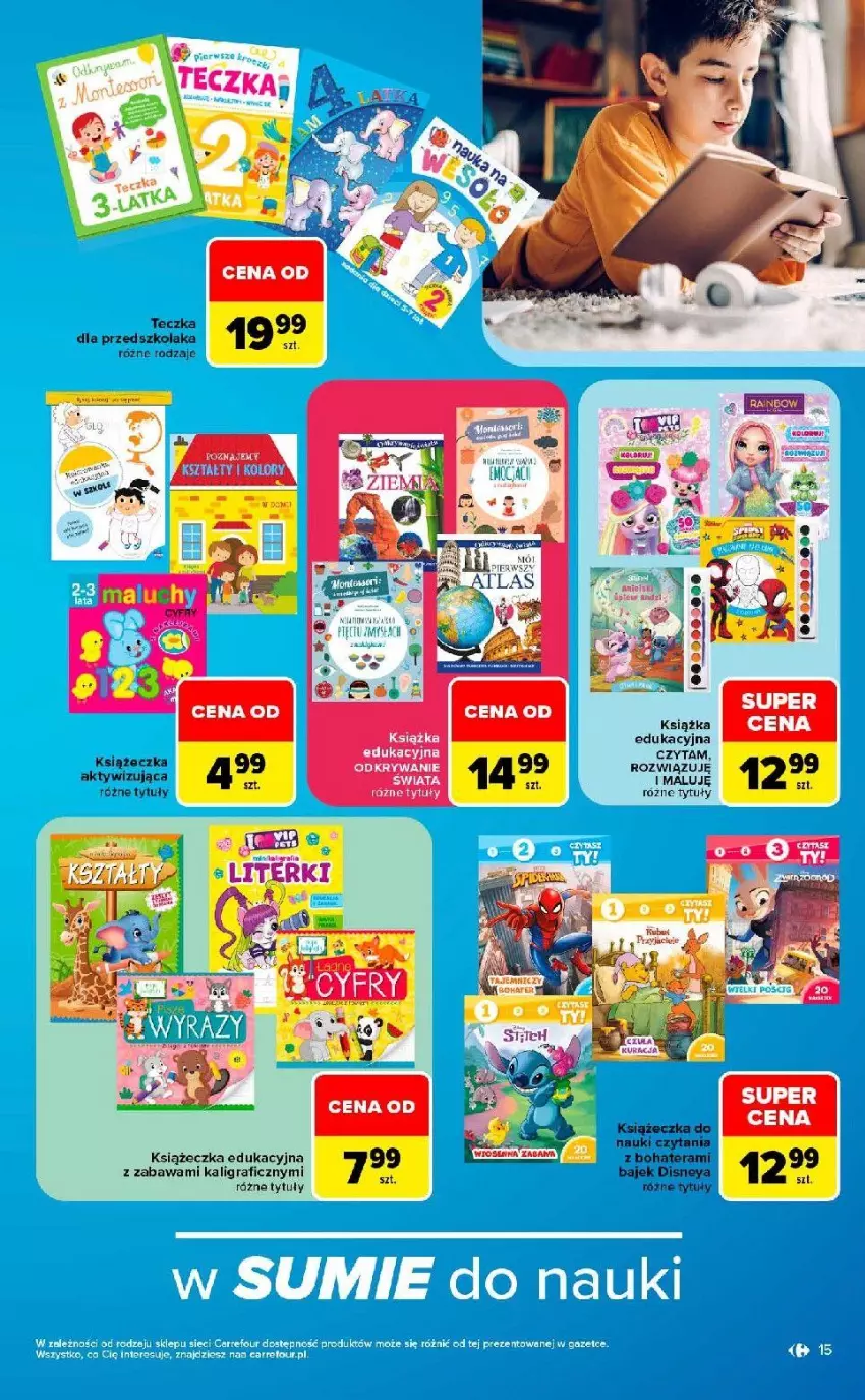 Gazetka promocyjna Carrefour - Gazetka Market SZKOŁA nowy sezon - ważna 10.08 do 12.09.2026 - strona 15 - produkty: Gra, Książka, Por