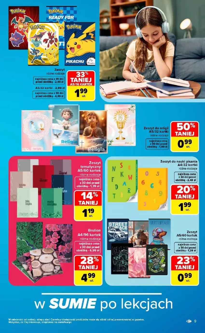 Gazetka promocyjna Carrefour - Gazetka Market SZKOŁA nowy sezon - ważna 10.08 do 12.09.2026 - strona 9 - produkty: Lion