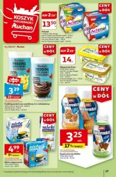 Gazetka promocyjna Auchan - Gazetka - ważna od 03.07 do 03.07.2024 - strona 11 - produkty: Actimel, LANA, Margaryna, Pudding, Mleko zagęszczone, Napój mleczny, Flora, Napój, Mleko, LG