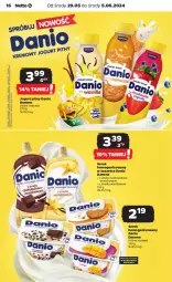 Gazetka promocyjna Netto - Od Środy - Gazetka - ważna od 05.06 do 05.06.2024 - strona 16 - produkty: Ser, Danone, Jogurt, Serek homogenizowany, Serek, Danio, Jogurt pitny