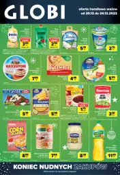 Gazetka promocyjna Carrefour - Gazetka Globi - Gazetka - ważna od 24.12 do 24.12.2022 - strona 1 - produkty: Piec, Dawtona, Kujawski, Top, Ser, Mus, Koc, Favita, Piątnica, Zupa, Zott, Masa krówkowa, Winiary, Kosz, Mlekovita, Mascarpone, Serek, Margaryna, Hochland, Danio, Kasia, Almette, Groszek, Bakalland, Mleko, Fa