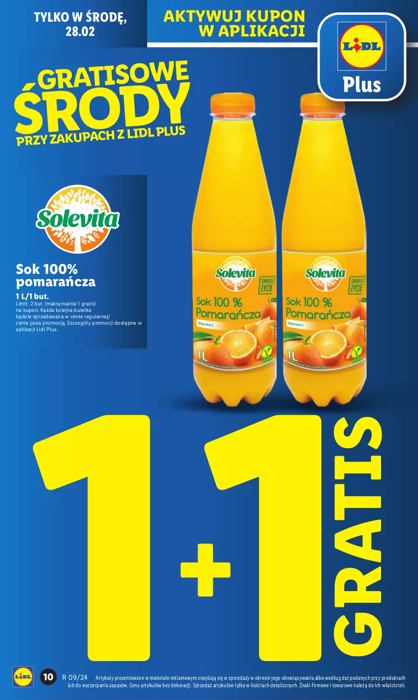 Gazetka promocyjna Lidl - GAZETKA - ważna 26.02 do 28.02.2024 - strona 10 - produkty: Gra, Olej, Sok