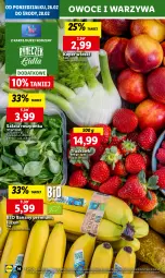 Gazetka promocyjna Lidl - GAZETKA - Gazetka - ważna od 28.02 do 28.02.2024 - strona 16 - produkty: Banany, Warzywa, Ser, Roszponka, Truskawki, Sałat, Koper włoski, Owoce, Chleb