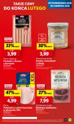 Gazetka promocyjna Lidl - GAZETKA - Gazetka - ważna od 28.02 do 28.02.2024 - strona 33 - produkty: Kurczak, Polędwica, Ser, Parówki, PIKOK, Smalec, Kiełbasa