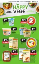 Gazetka promocyjna Netto - Od Poniedziałku - Gazetka - ważna od 27.07 do 27.07.2024 - strona 13 - produkty: Kurczak, Hummus, Mus, Gra, Pasztet, Tofu, Vegangurt, Kotlet, Gyros, Klopsiki