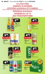 Gazetka promocyjna Netto - Od Poniedziałku - Gazetka - ważna od 27.07 do 27.07.2024 - strona 20 - produkty: Piwa, Piwo, Gin, Gra, Heineken, Warka, Carlsberg, Captain Jack, Lech Premium