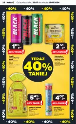 Gazetka promocyjna Netto - Od Poniedziałku - Gazetka - ważna od 27.07 do 27.07.2024 - strona 26 - produkty: Makaron, Ser, Napój energetyczny, Rust, Kukurydza konserwowa, Tera, Lack, Napój, Kukurydza