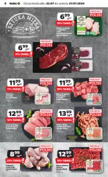 Gazetka promocyjna Netto - Od Poniedziałku - Gazetka - ważna od 27.07 do 27.07.2024 - strona 8 - produkty: Kurczak, Mięso mielone, Por, Stek wołowy, Golonka z indyka, Stek, Rostbef, Mięso na gulasz, Mięso, Podudzie z kurczaka