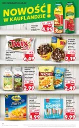 Gazetka promocyjna Kaufland - OFERTA TYGODNIA - Gazetka - ważna od 02.03 do 02.03.2022 - strona 34 - produkty: Müllermilch, Big Milk, Kawa, Produkty mrożone, Chrupki, Twix, Czekolada, Algida, Müller, Napój mleczny, Baton, E. Wedel, Napój, LG, Fa