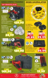 Gazetka promocyjna Kaufland - OFERTA TYGODNIA - Gazetka - ważna od 02.03 do 02.03.2022 - strona 52 - produkty: Piec, Top, Ser, Por, Gra, Wiertarka, Walizka, Warka, Tarka, Wiertarka udarowa, Tarcza tnąca, Zestaw wierteł, Pilarka tarczowa, Waga, Akumulator