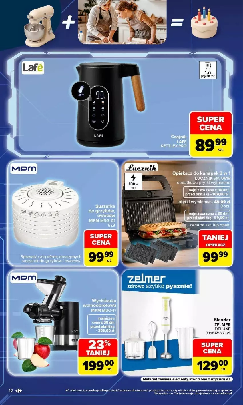 Gazetka promocyjna Carrefour - Gazetka Carrefour w SUMIE multimedia dla każdego - ważna 17.08 do 05.09.2026 - strona 12 - produkty: Blender, Fa, Zelmer