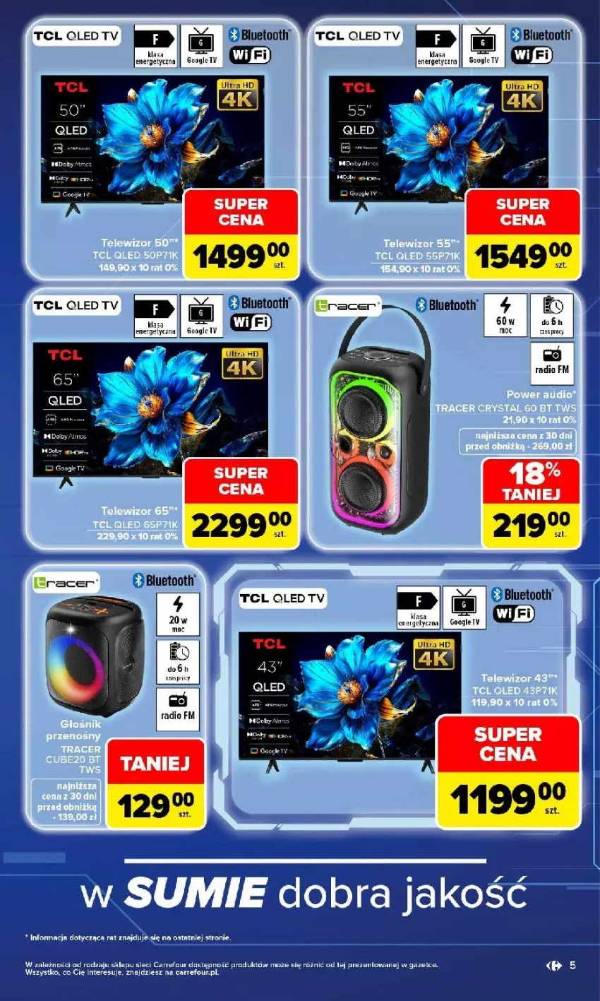 Gazetka promocyjna Carrefour - Gazetka Carrefour w SUMIE multimedia dla każdego - ważna 17.08 do 05.09.2026 - strona 5 - produkty: LED TV