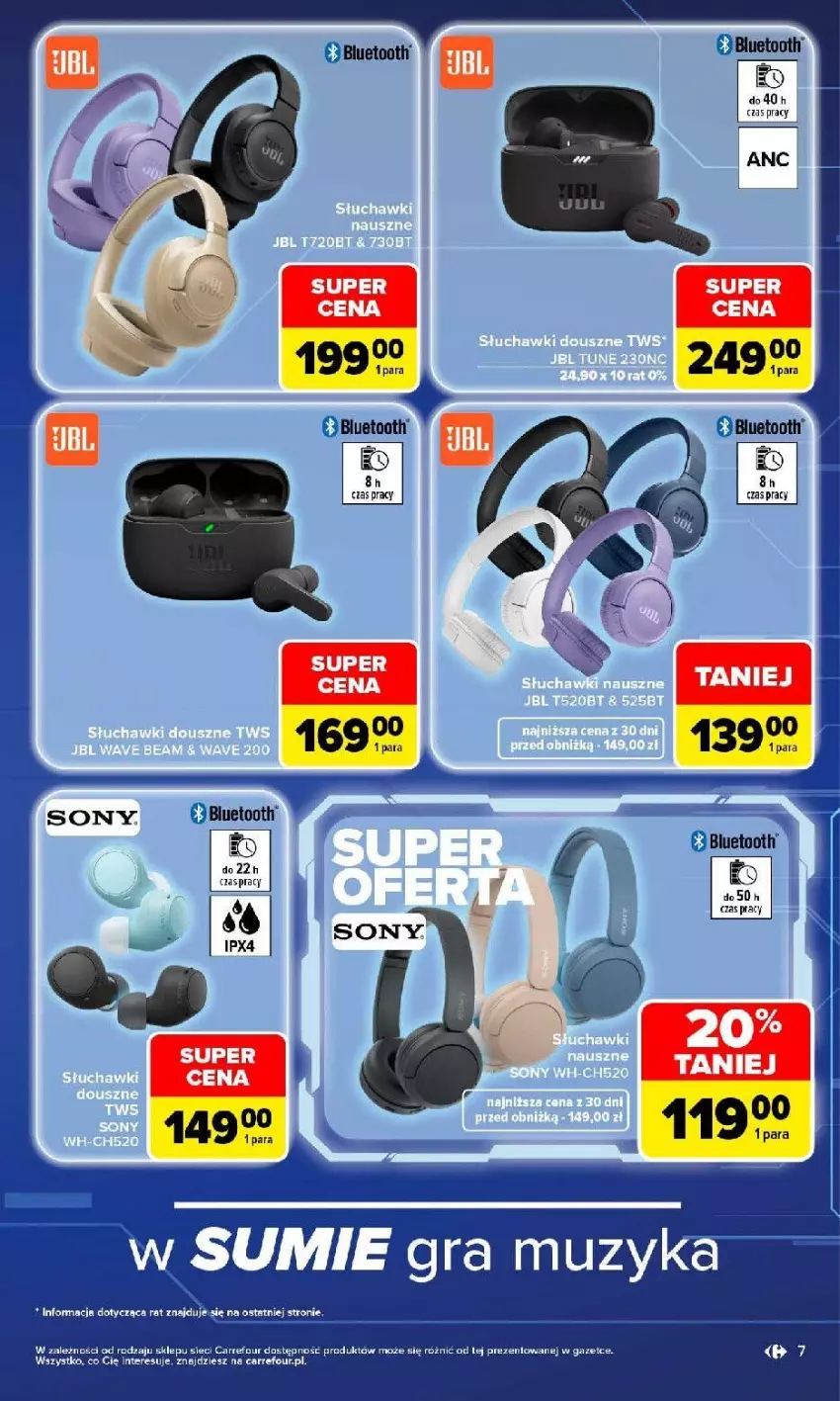 Gazetka promocyjna Carrefour - Gazetka Carrefour w SUMIE multimedia dla każdego - ważna 17.08 do 05.09.2026 - strona 7 - produkty: Gra, Sony