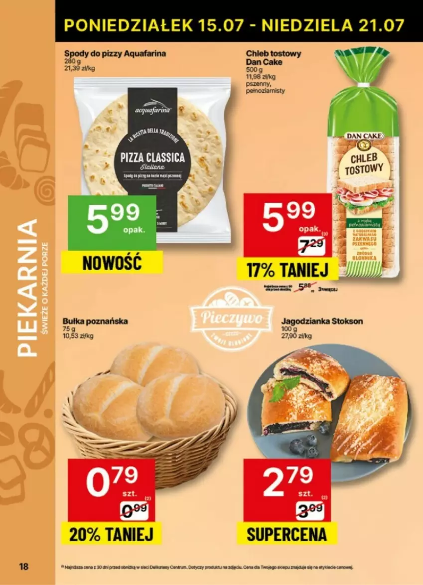 Gazetka promocyjna Delikatesy Centrum - ważna 15.07 do 21.07.2024 - strona 10 - produkty: Fa, Pizza, Rum