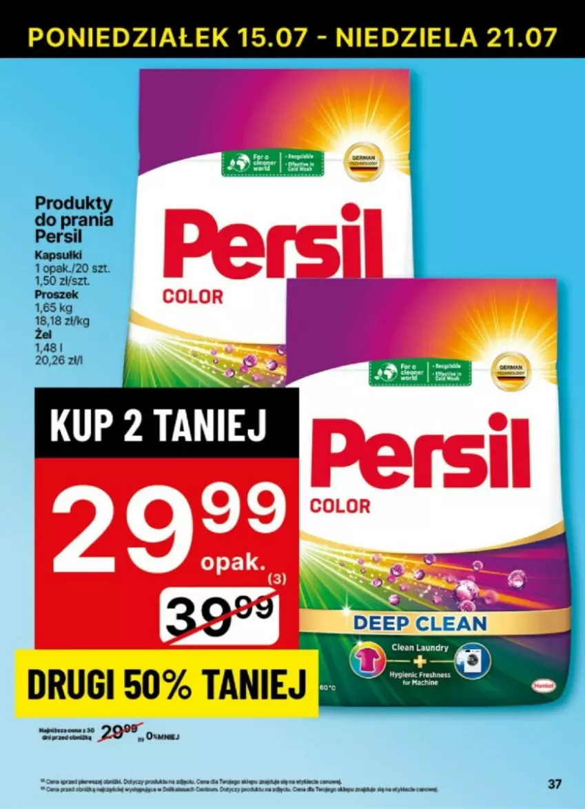 Gazetka promocyjna Delikatesy Centrum - ważna 15.07 do 21.07.2024 - strona 31 - produkty: Dell, Persil, Rum