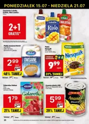 Gazetka promocyjna Delikatesy Centrum - Gazetka - ważna od 21.07 do 21.07.2024 - strona 19 - produkty: Lubella, Rum, Mus, Gry, Rama, Bell, Melvit, Płatki owsiane, Owsianka, Galaretka, Bella, Gala