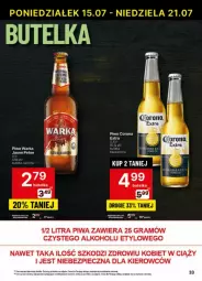 Gazetka promocyjna Delikatesy Centrum - Gazetka - ważna od 21.07 do 21.07.2024 - strona 27 - produkty: Piwa, Piwo, Piec, Gra, Tera, Warka