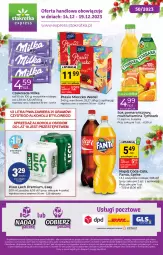 Gazetka promocyjna Stokrotka - Stokrotka Express - Gazetka - ważna od 20.12 do 20.12.2023 - strona 1 - produkty: Piwo, Sok pomarańczowy, Sok, Coca-Cola, Mleczko, Czekolada, Tymbark, Ptasie mleczko, Fanta, Sprite, Napój, Mięso, Milka, Lech Premium, Fa