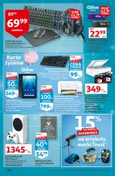 Gazetka promocyjna Auchan - Jesienne hiperokazje Hipermarkety - Gazetka - ważna od 10.11 do 10.11.2021 - strona 22 - produkty: Xbox, Konsola, Ser, Gra, Acer, Pendrive, Słuchawki, Klawiatura, Tusz, LANA, Podkładka, Kontroler, Urządzenie wielofunkcyjne, Mysz, Podkład, HP