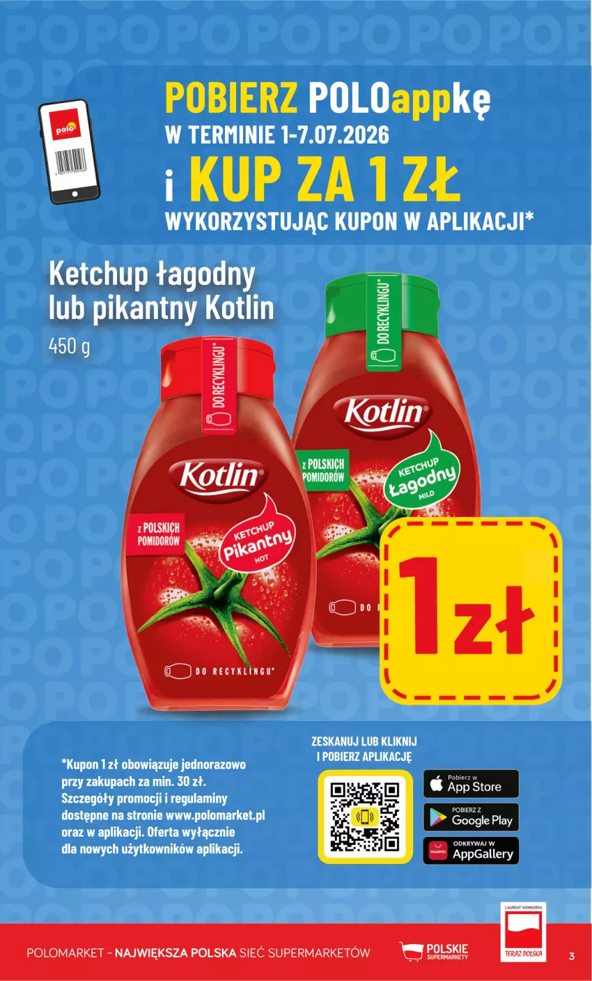 Gazetka promocyjna PoloMarket - Kupuj taniej z Polokartą - ważna 01.07 do 07.07.2026 - strona 3 - produkty: Laur, Tera