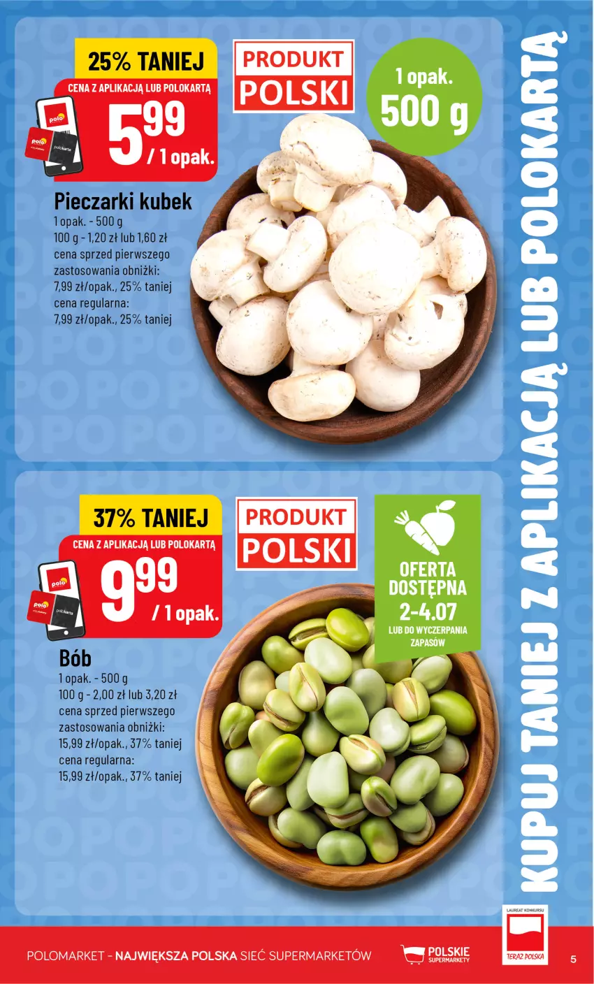 Gazetka promocyjna PoloMarket - Kupuj taniej z Polokartą - ważna 01.07 do 07.07.2026 - strona 5 - produkty: Kubek, Laur, Piec, Tera