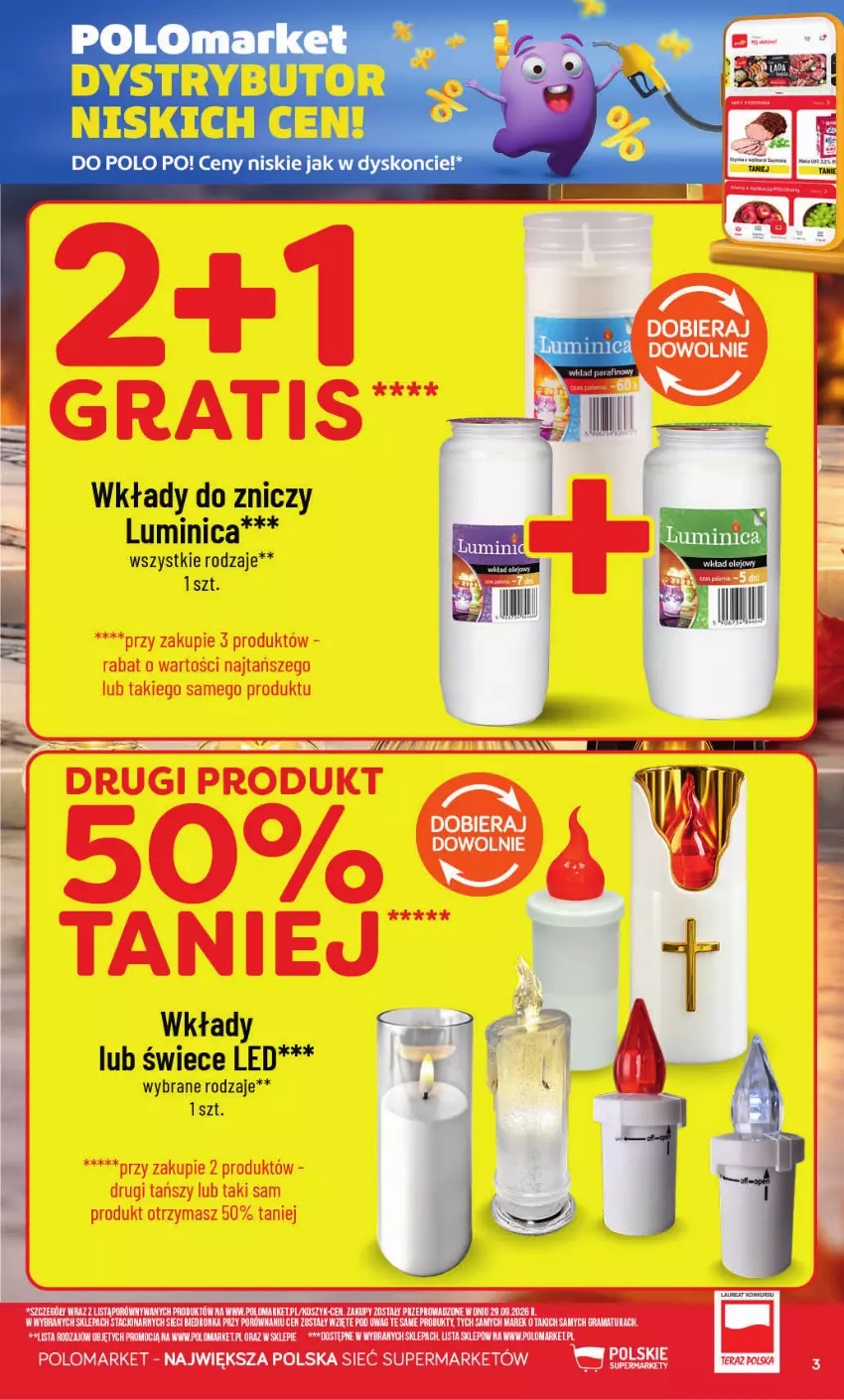 Gazetka promocyjna PoloMarket - Gazetka POLOmarket - ważna 28.10 do 03.11.2026 - strona 3 - produkty: Sejf, Znicz